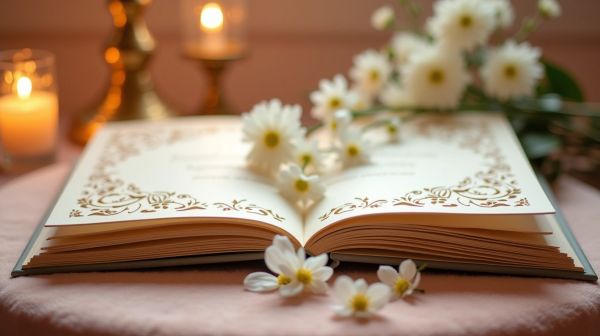 Créez un livre d'or mariage qui transmet vos émotions